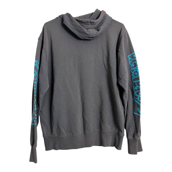 DragonballZ Grunge Sweatshirt Fleece Pullover Hoodie Distressed Thrashed Medium - Picture 3 of 4